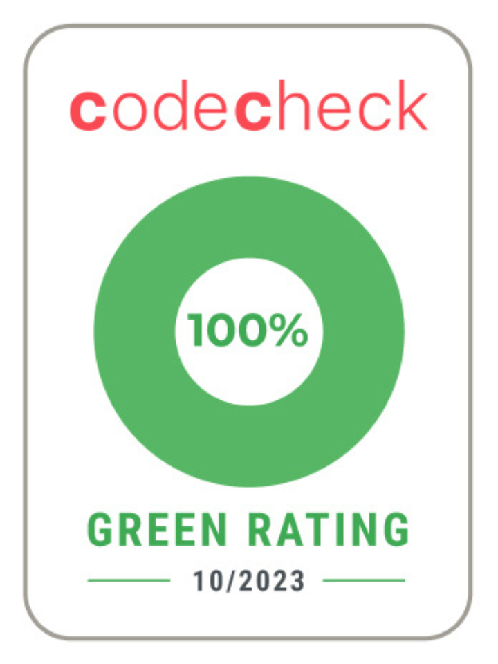 codecheck green rating