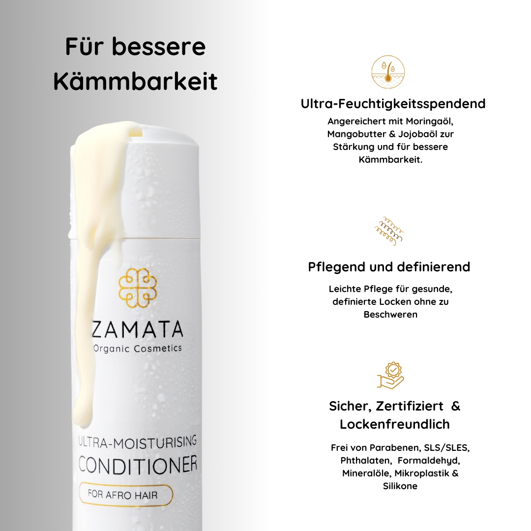 ultra moisturising conditioner afro haare locken Vorteile